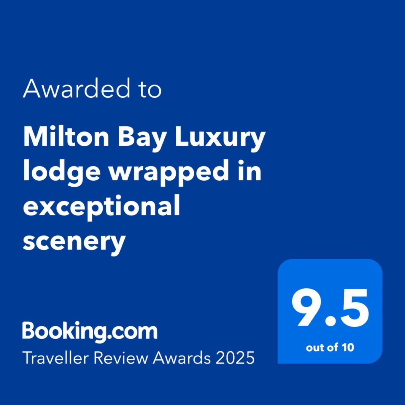 Milton Bay Luxury Lodge Wrapped In Exceptional Scenery Morenish Ngoại thất bức ảnh